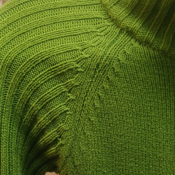 SAY WHAT? KNT | Kelly - Olive Green Ribbed ZIP-UP Cardigan | Size S - NEW - Picture 7 of 9